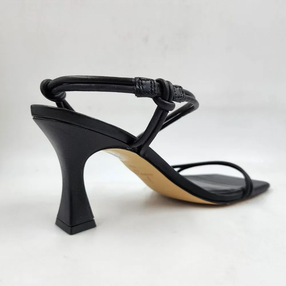 Marc Fisher LTD. Davia Square Toe Sandals Women's 7.5 Black Slingback Strap~ - Picture 7 of 15